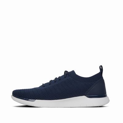 Baskets Fitflop FLEXKNIT Homme Bleu Marine | HSB-510374