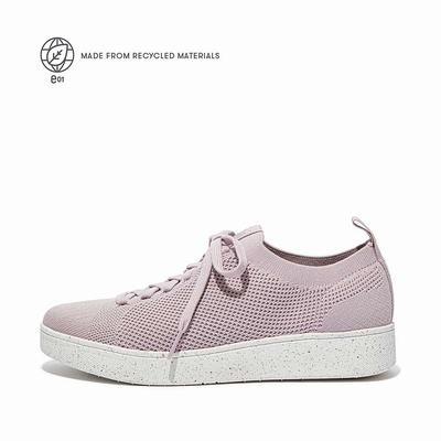 Baskets Fitflop RALLY E01 Multi-Knit Femme Rose | RKN-679230