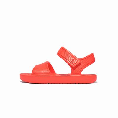 Sandales Fitflop IQUSHION Ergonomic Back-Strap Enfant Orange | QZG-302918