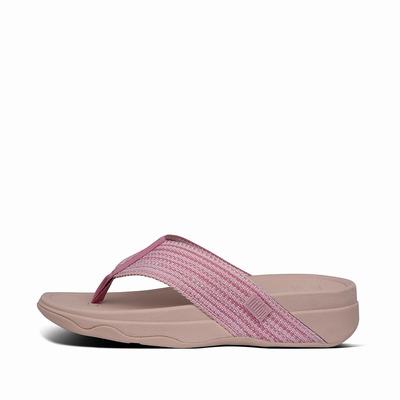 Sandales Fitflop SURFA Toe-Post Femme Rose | PUO-827506