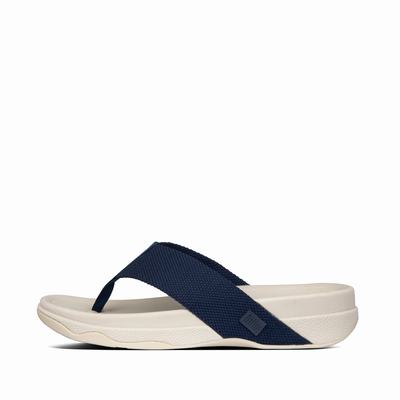 Sandales Fitflop SURFER Toe-Post Homme Bleu Marine | MVY-425908