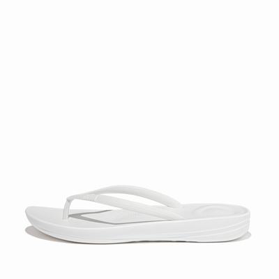 Tong Fitflop IQUSHION Ergonomic Femme Blanche | FSM-275840