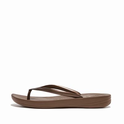 Tong Fitflop IQUSHION Ergonomic Femme Chocolat | ETV-086521