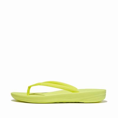 Tong Fitflop IQUSHION Ergonomic Femme Jaune | EFB-037124