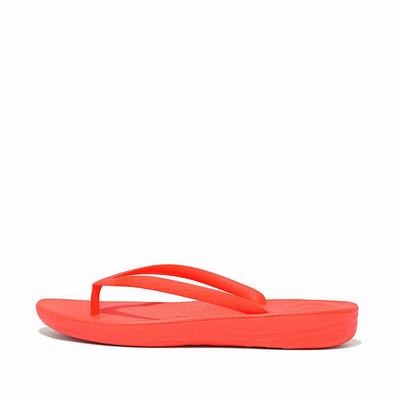 Tong Fitflop IQUSHION Ergonomic Femme Orange | EVW-854260