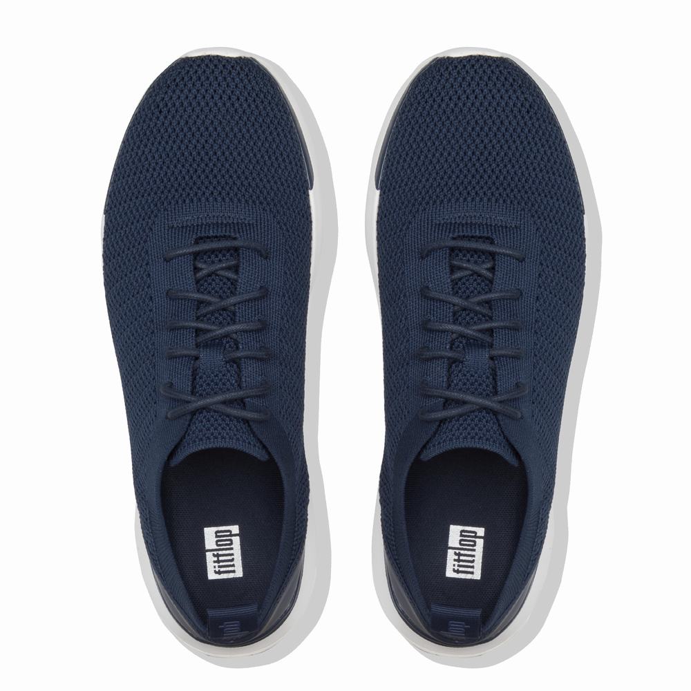 Baskets Fitflop FLEXKNIT Homme Bleu Marine | HSB-510374