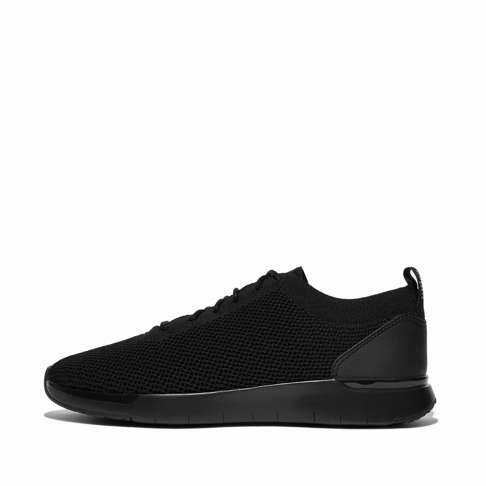 Baskets Fitflop FLEXKNIT Homme Noir | CSD-741263