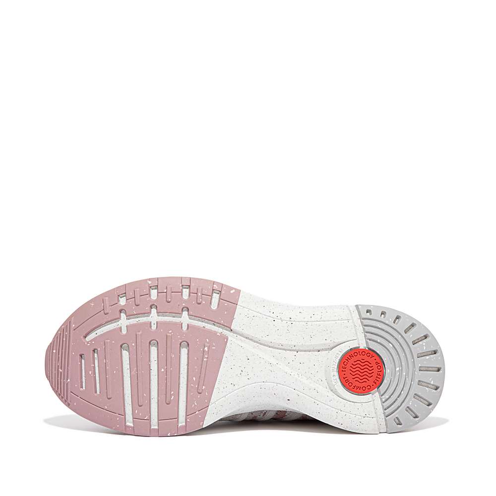 Baskets Fitflop VITAMIN FF E01 Camo Knit Sports Femme Rose | LRI-078952