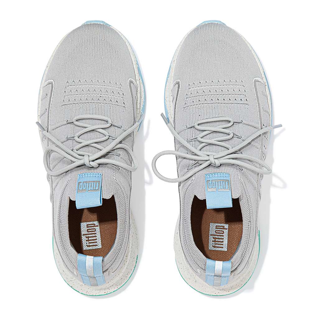 Baskets Fitflop VITAMIN FF E01 Knit Sports Femme Grise | EFJ-603291