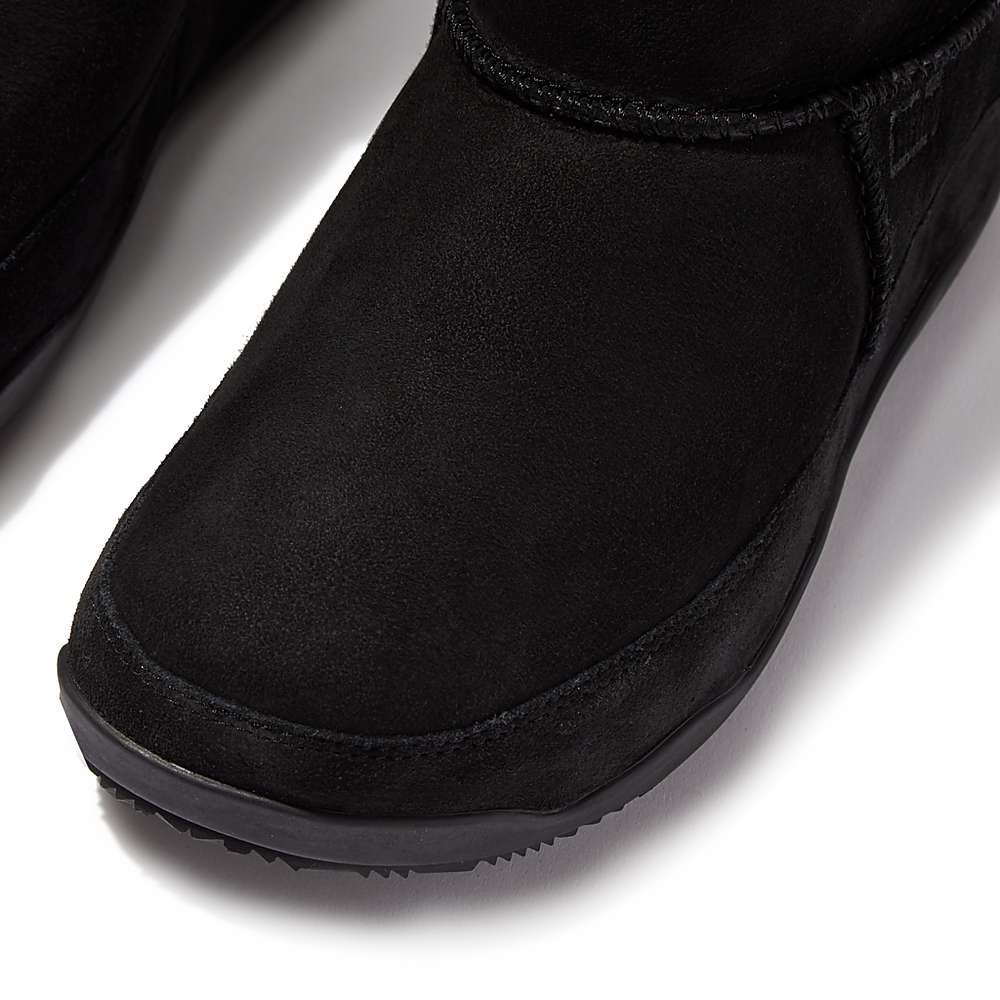 Bottes D'hiver Fitflop Original MUKLUK SHORTY Double-Faced Shearling Femme Noir | PZV-102453