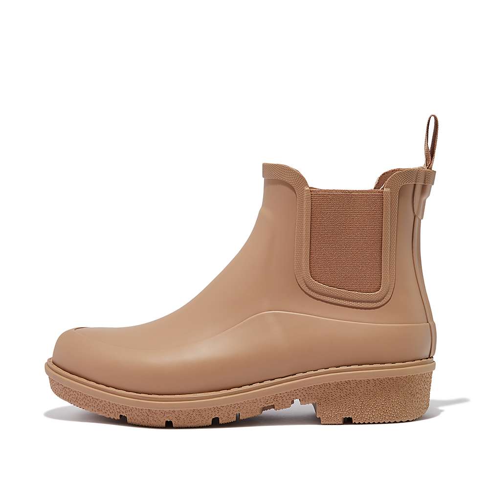 Bottes de Pluie Fitflop WONDERWELLY Chelsea Femme Marron | HNC-154692