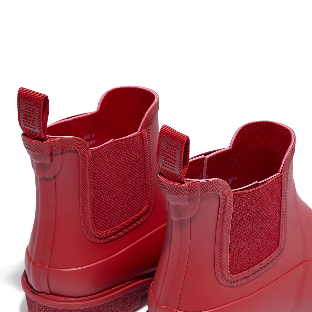 Bottes de Pluie Fitflop WONDERWELLY Chelsea Femme Rouge | KVW-356420