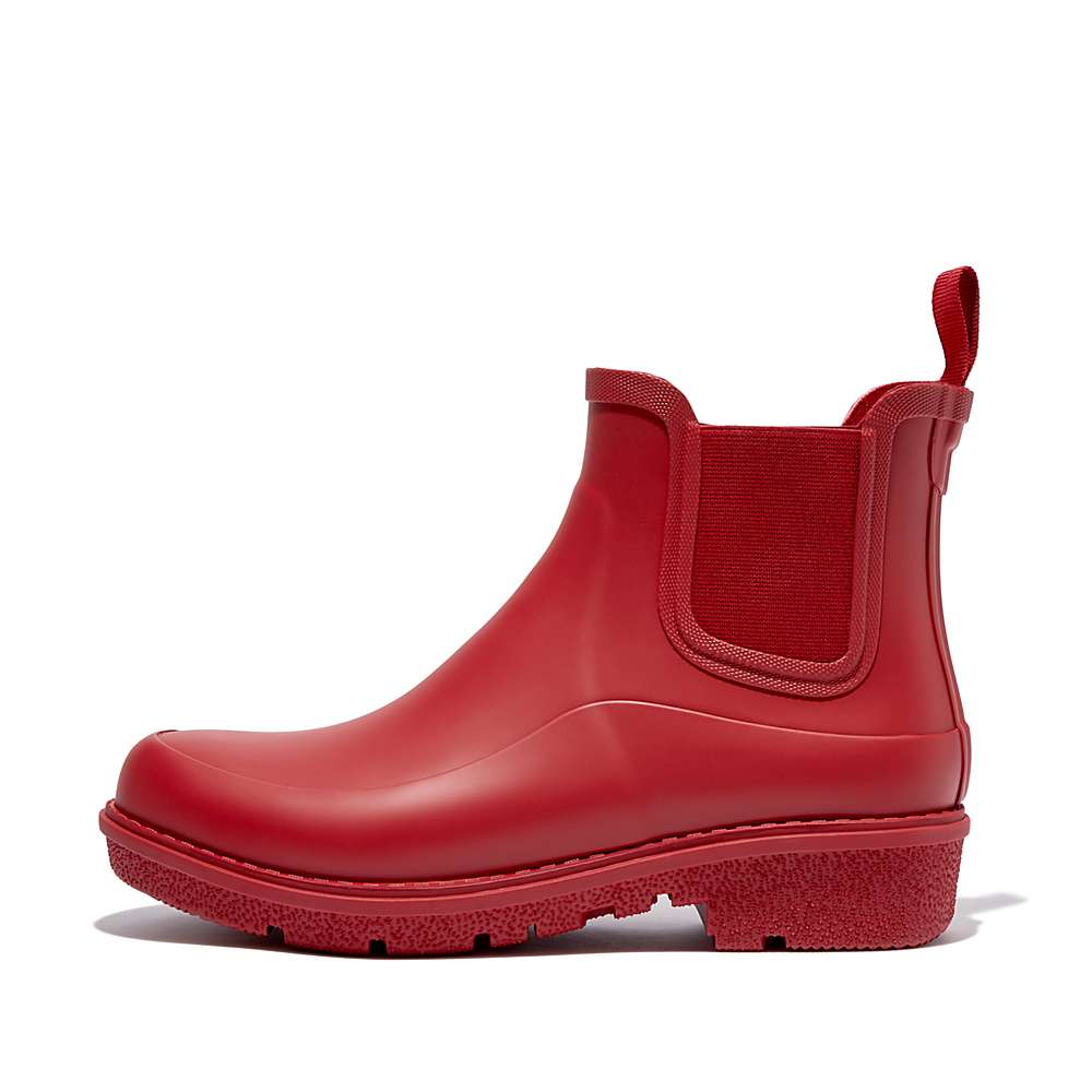 Bottes de Pluie Fitflop WONDERWELLY Chelsea Femme Rouge | KVW-356420