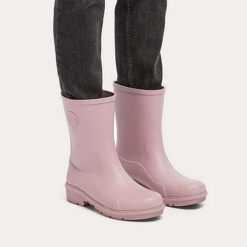 Bottes de Pluie Fitflop WONDERWELLY Short Femme Rose | NXG-364981