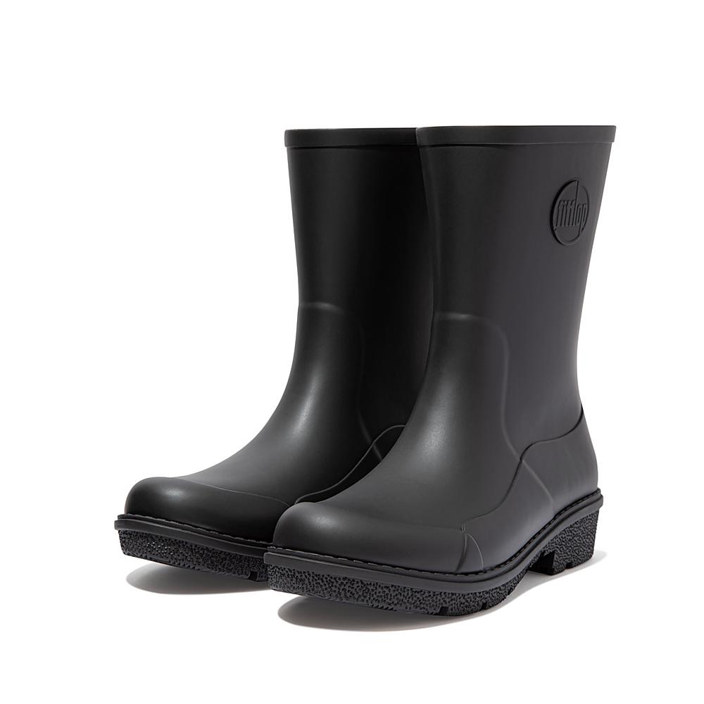 Bottes de Pluie Fitflop WONDERWELLY Short Femme Noir | PFU-789320