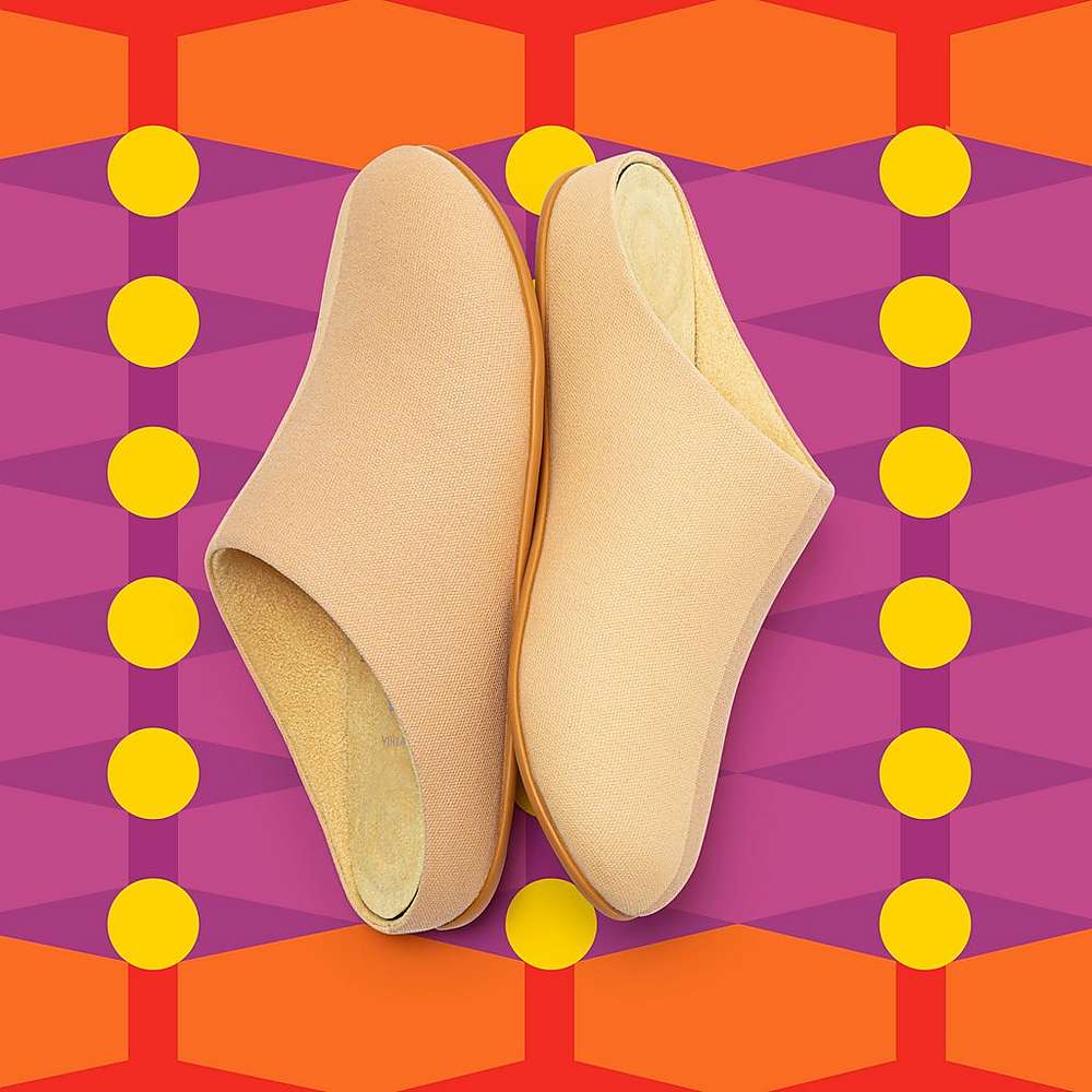 Chaussons Fitflop CHRISSIE X Yinka Ilori Canvas Femme Jaune Orange | YRT-216308