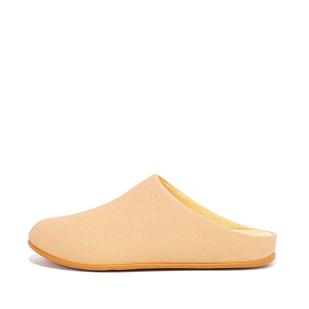 Chaussons Fitflop CHRISSIE X Yinka Ilori Canvas Femme Jaune Orange | YRT-216308