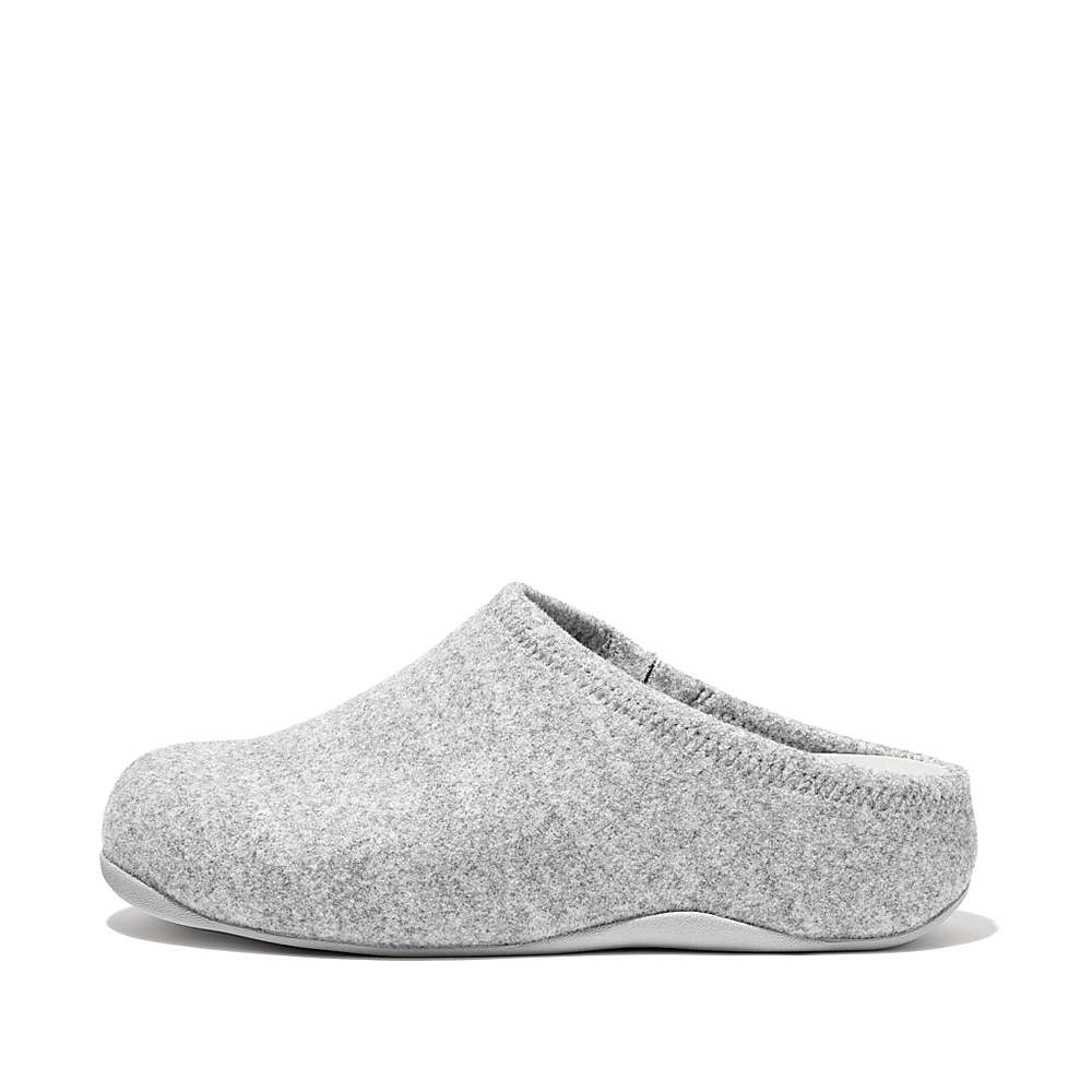 Chaussons Fitflop SHUV Cushy Felt Clog Femme Grise | YAX-907684