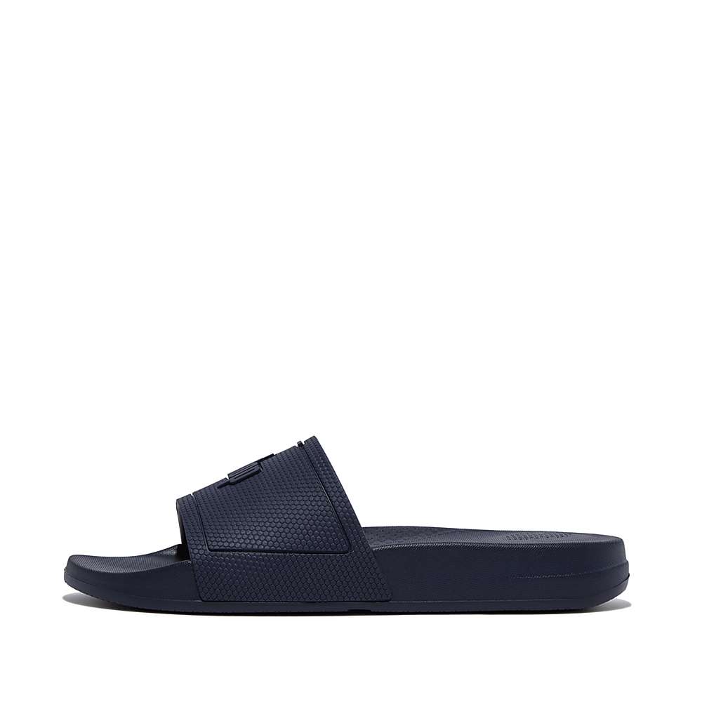 Claquette Fitflop IQUSHION Pool Femme Bleu Marine | TCE-698350