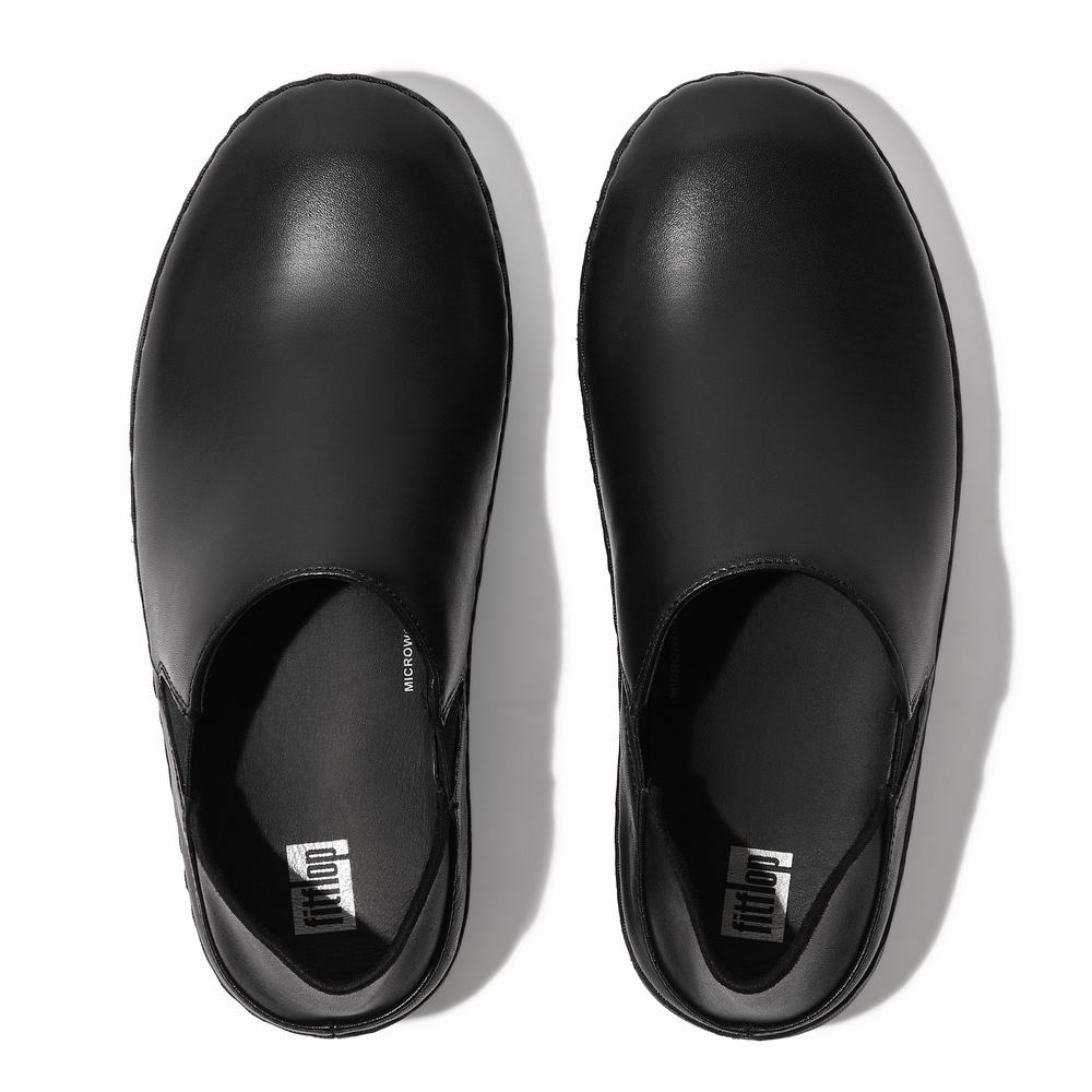 Loafers Fitflop SUPERLOAFER Leather Femme Noir | JUH-279563