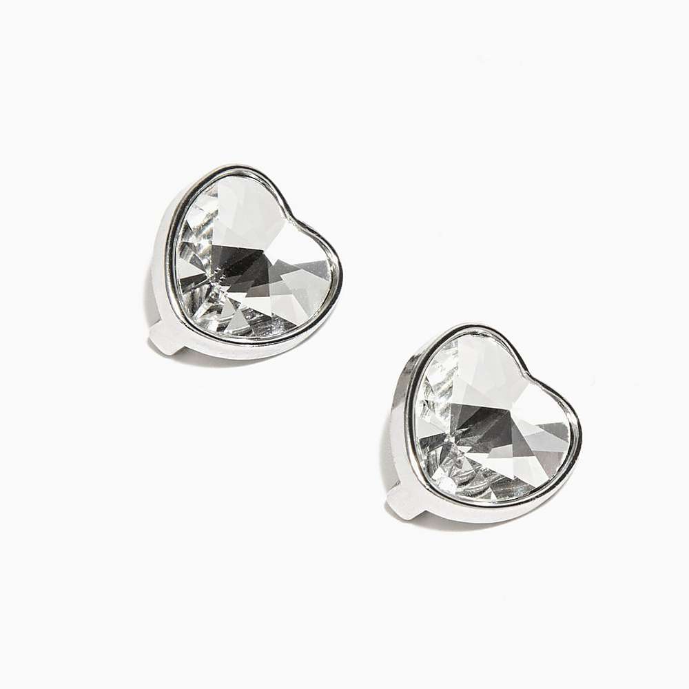 Pack Fitflop IQUSHION Charms Crystal Heart Charms 2 Femme Argent | JDR-651048