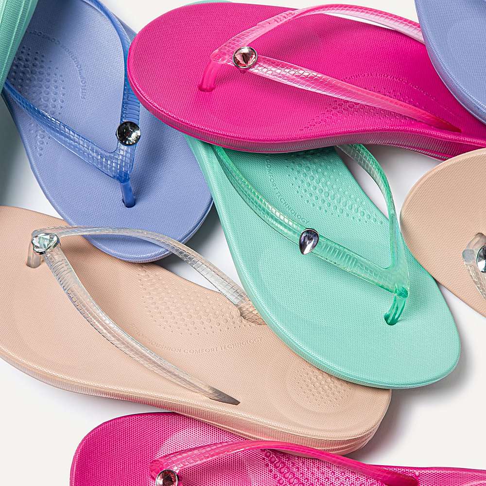 Pack Fitflop IQUSHION Charms Crystal Teardrop Charms 2 Femme Lavande | PAX-596734