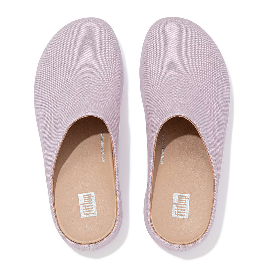 Sabots Fitflop SHUV Canvas Femme Rose | JBI-568371