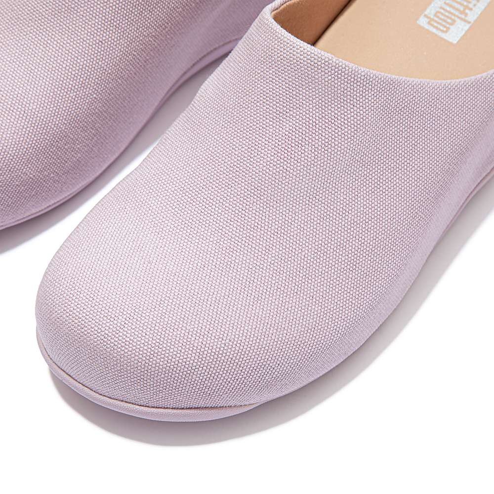 Sabots Fitflop SHUV Canvas Femme Rose | JBI-568371