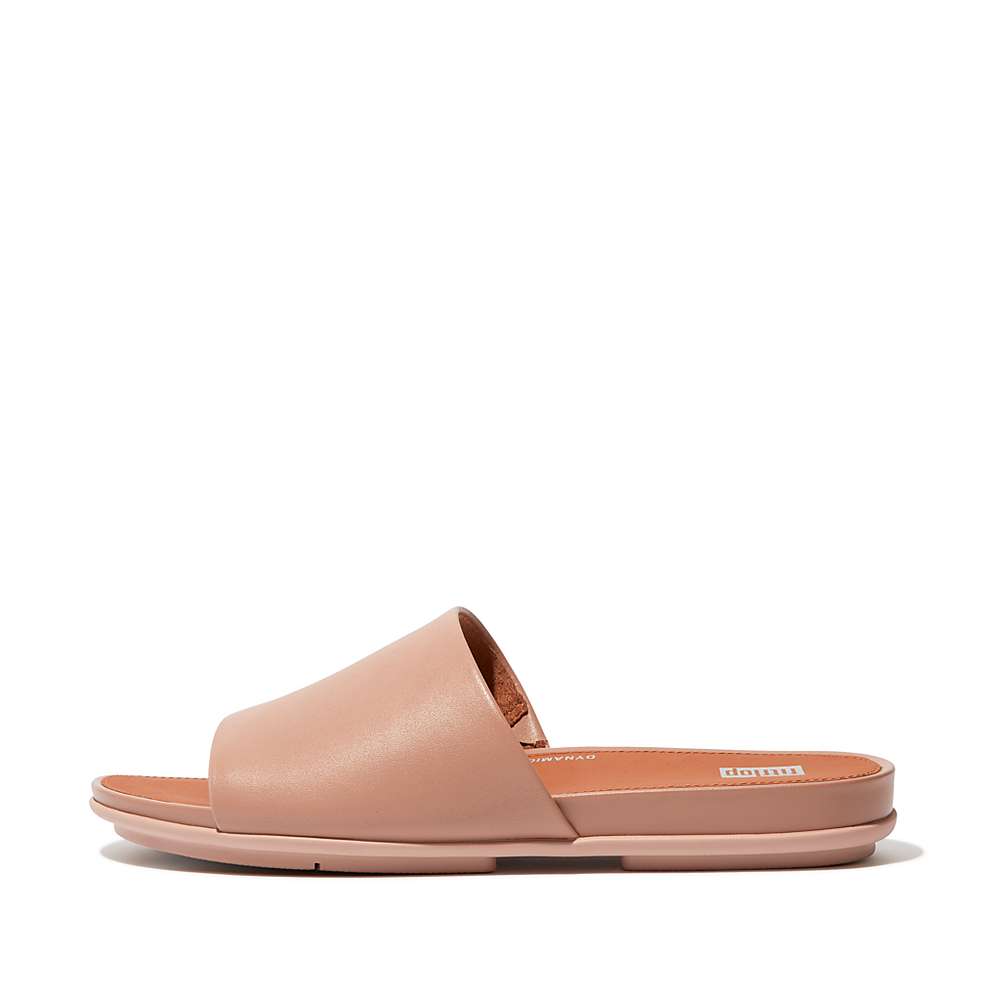 Sandales Fitflop GRACIE Leather Femme Beige | APT-126875