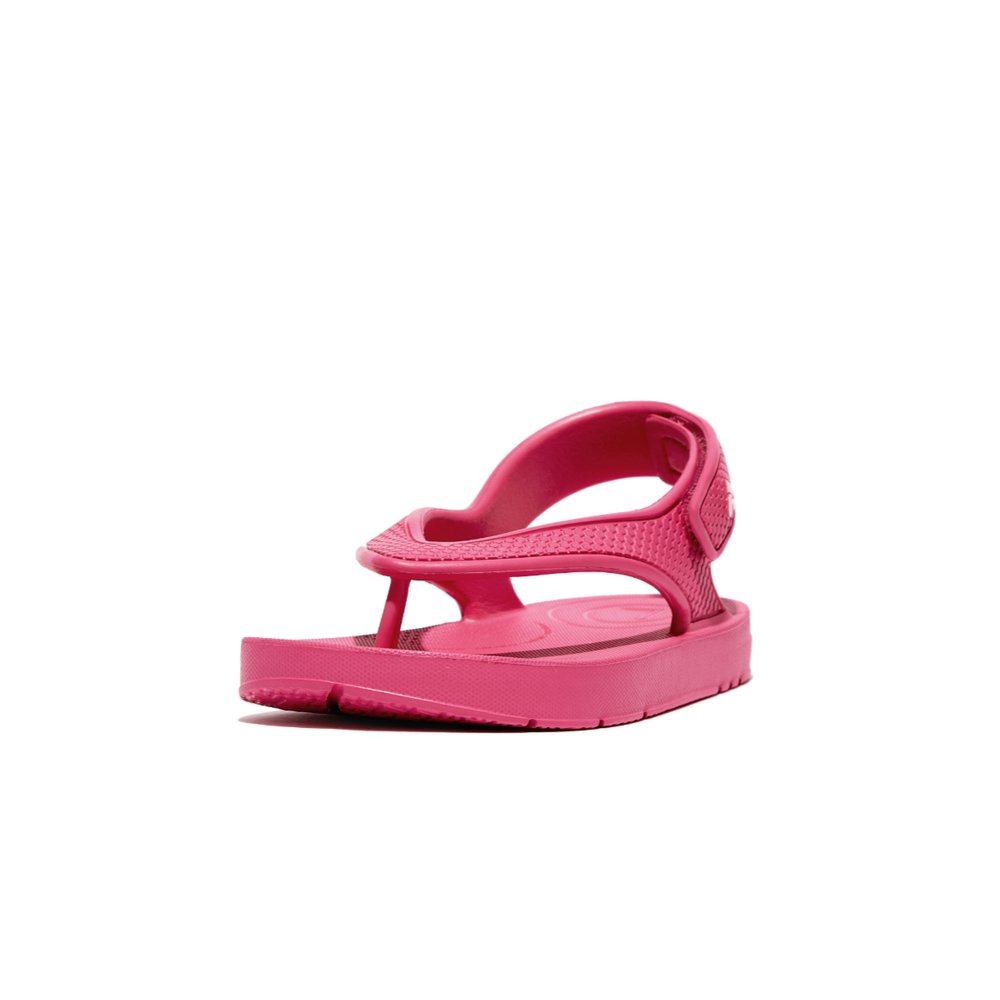 Sandales Fitflop IQUSHION Ergonomic Back-Strap Enfant Rose | GWA-183609