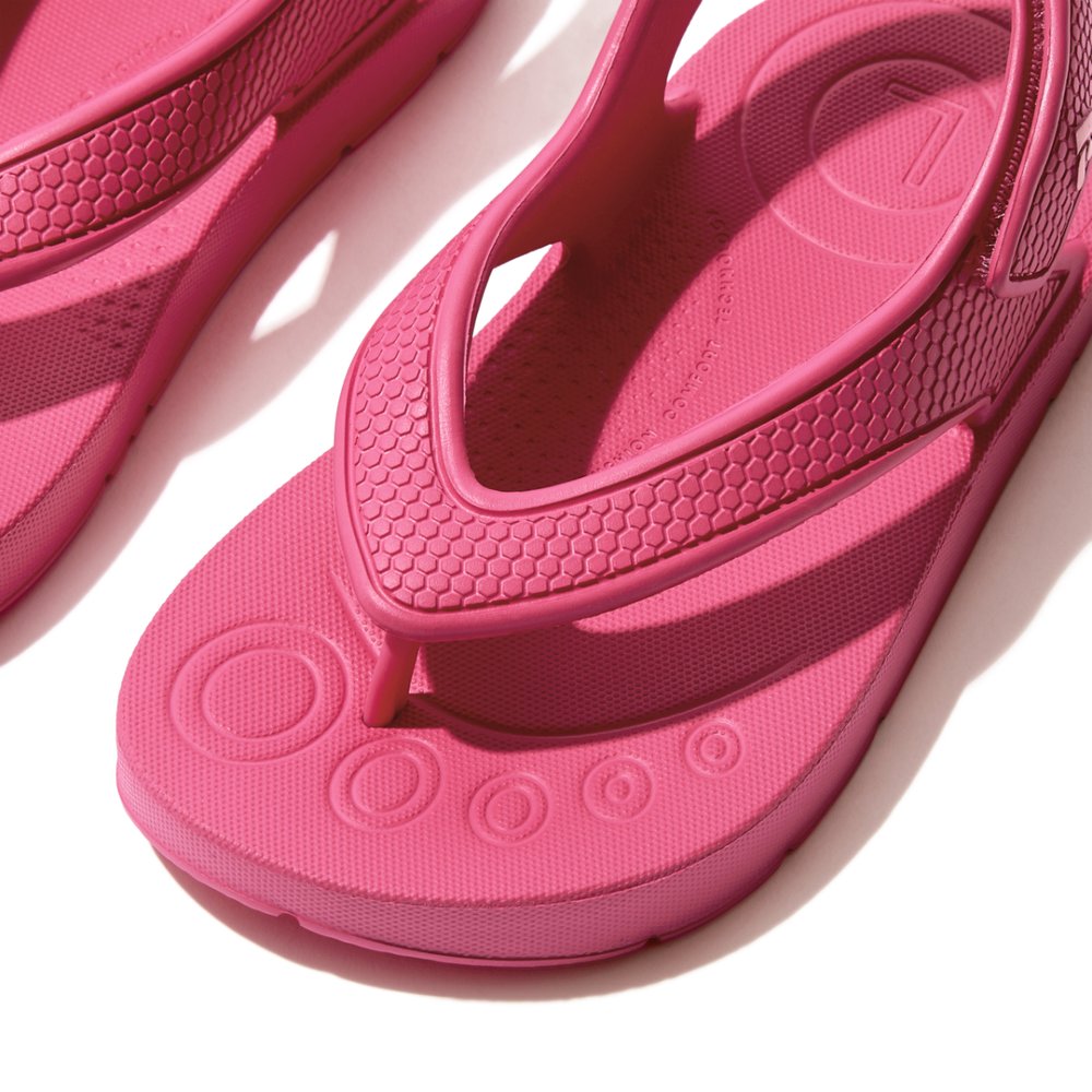 Sandales Fitflop IQUSHION Ergonomic Back-Strap Enfant Rose | GWA-183609