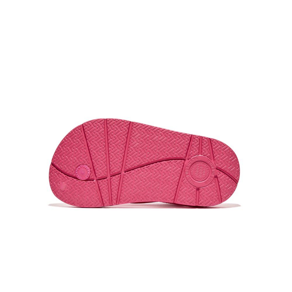 Sandales Fitflop IQUSHION Ergonomic Back-Strap Enfant Rose | GWA-183609