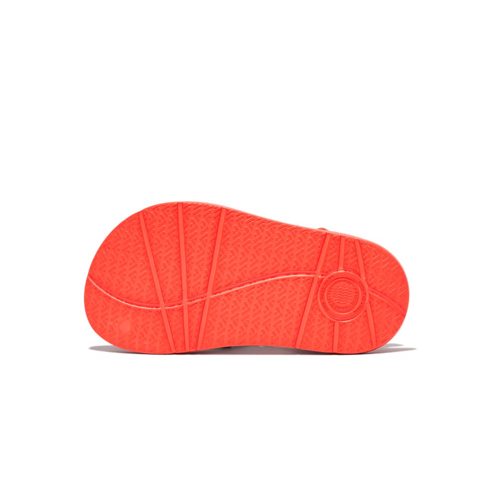 Sandales Fitflop IQUSHION Ergonomic Back-Strap Enfant Orange | QZG-302918