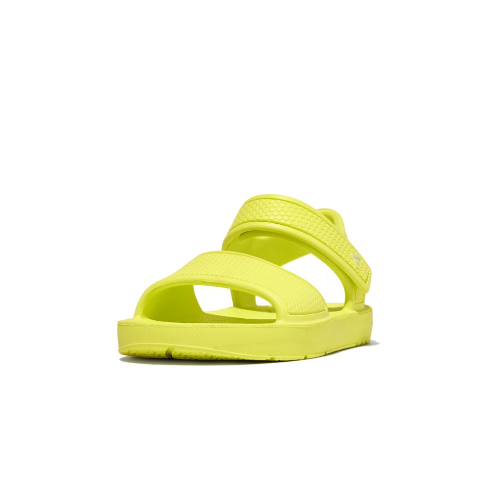 Sandales Fitflop IQUSHION Ergonomic Back-Strap Enfant Jaune | YWN-579640