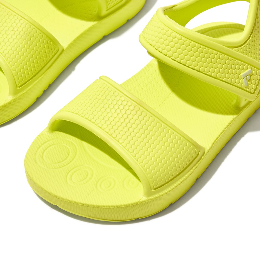 Sandales Fitflop IQUSHION Ergonomic Back-Strap Enfant Jaune | YWN-579640