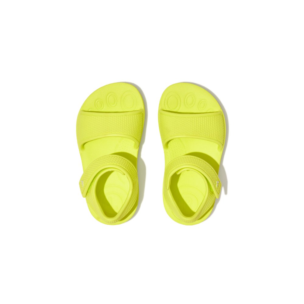 Sandales Fitflop IQUSHION Ergonomic Back-Strap Enfant Jaune | YWN-579640