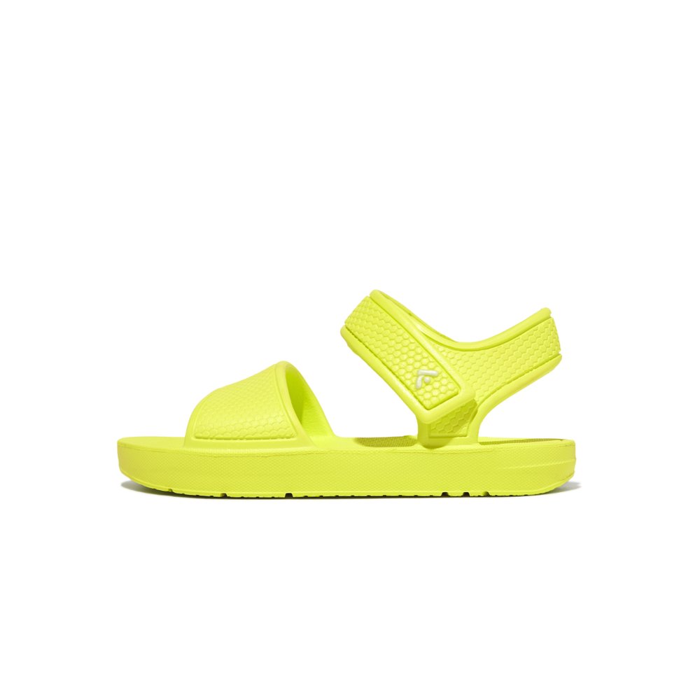 Sandales Fitflop IQUSHION Ergonomic Back-Strap Enfant Jaune | YWN-579640