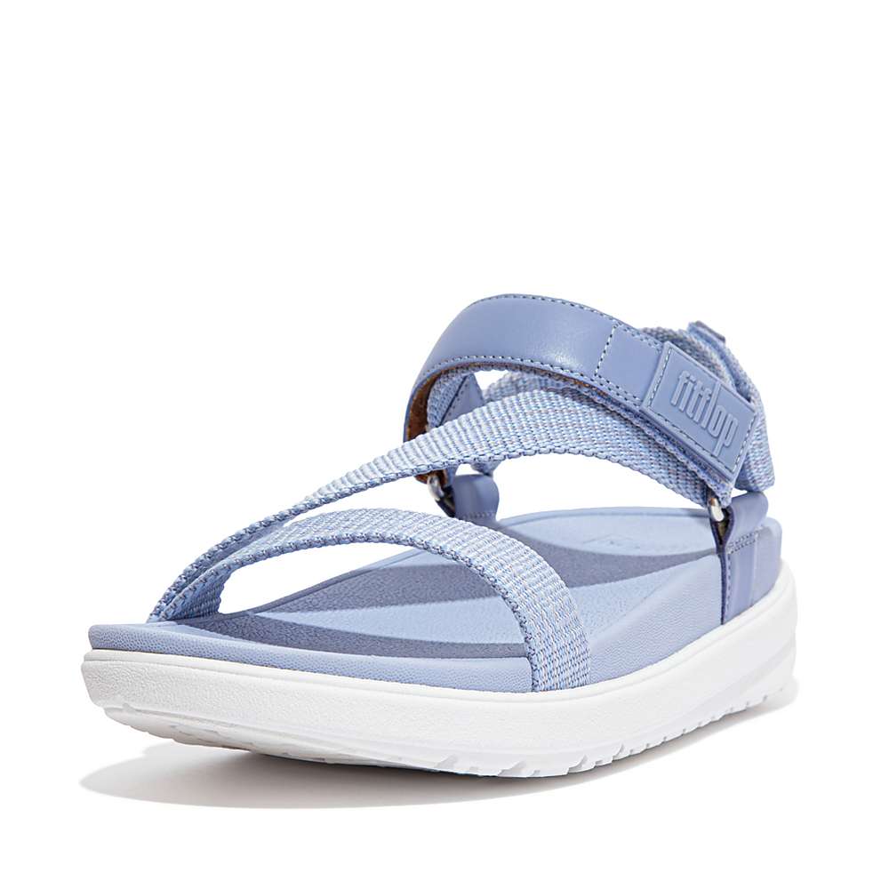 Sandales Fitflop LOOSH Webbing Z-Strap Femme Lavande | FRI-926078