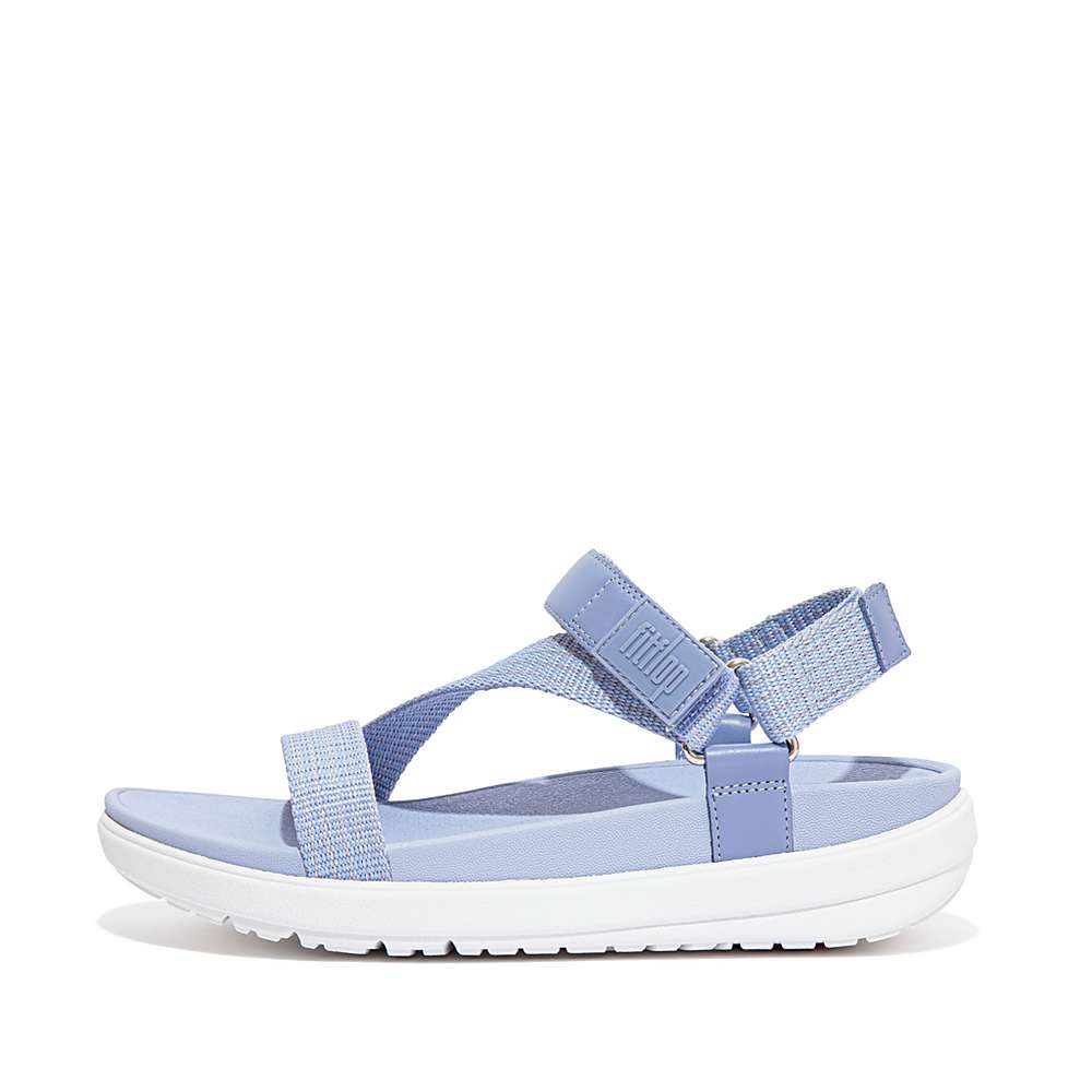 Sandales Fitflop LOOSH Webbing Z-Strap Femme Lavande | FRI-926078