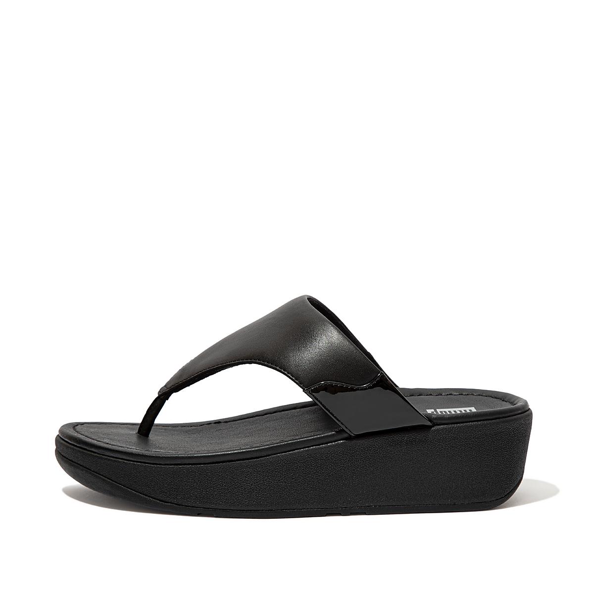 Sandales Fitflop MYLA Toe-Thongs Femme Noir | AMO-237908