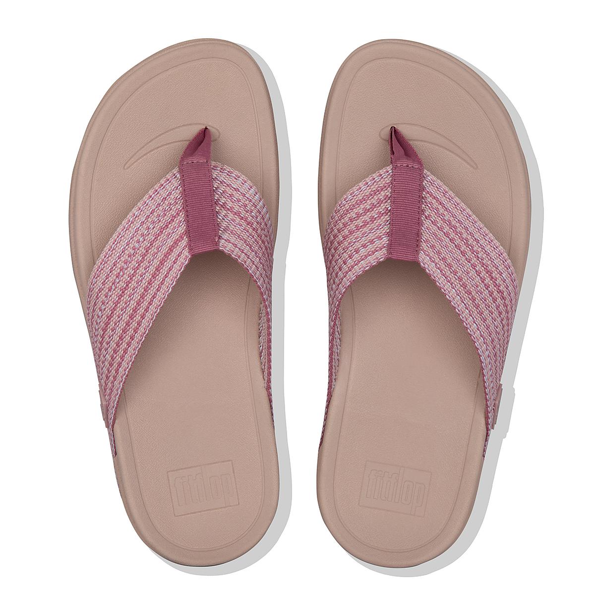 Sandales Fitflop SURFA Toe-Post Femme Rose | PUO-827506