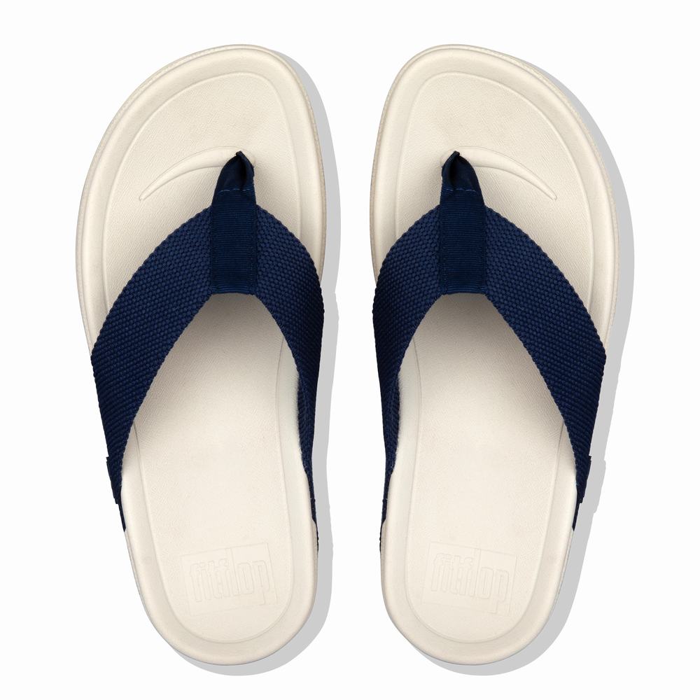 Sandales Fitflop SURFER Toe-Post Homme Bleu Marine | MVY-425908