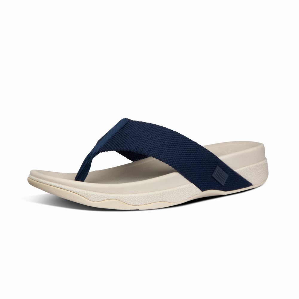 Sandales Fitflop SURFER Toe-Post Homme Bleu Marine | MVY-425908