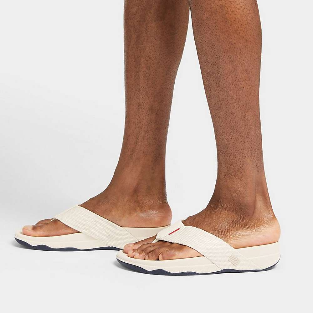 Sandales Fitflop SURFER Toe-Post Homme Beige | OSJ-972614