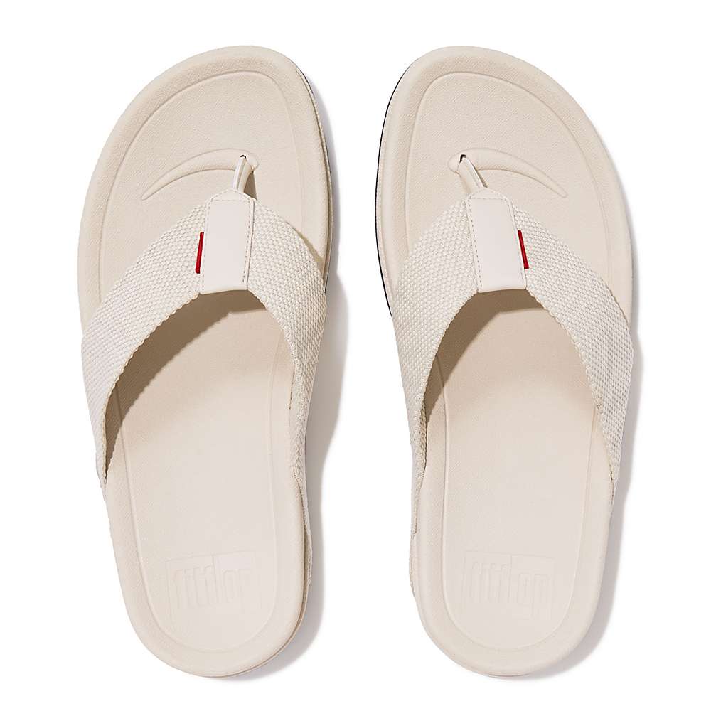 Sandales Fitflop SURFER Toe-Post Homme Beige | OSJ-972614