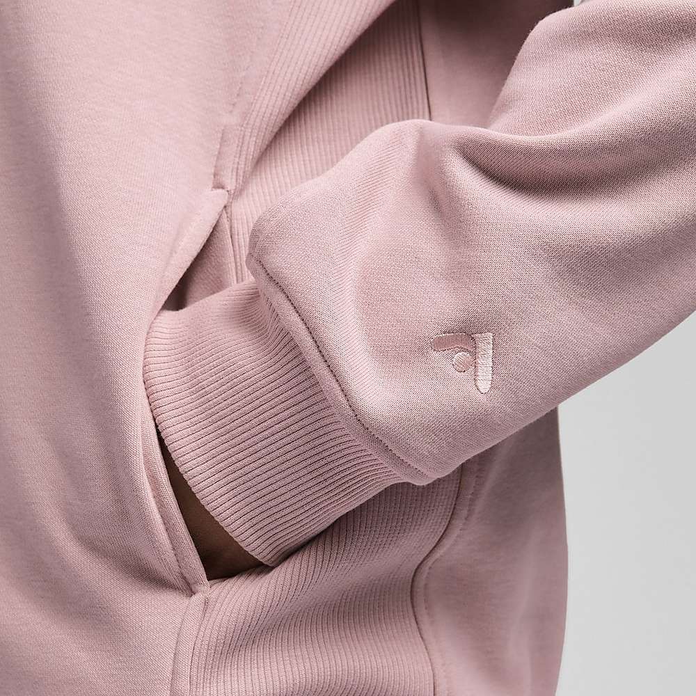 Sweat À Capuche Fitflop BASIC THREADS Full Zip Femme Rose | HMF-940536