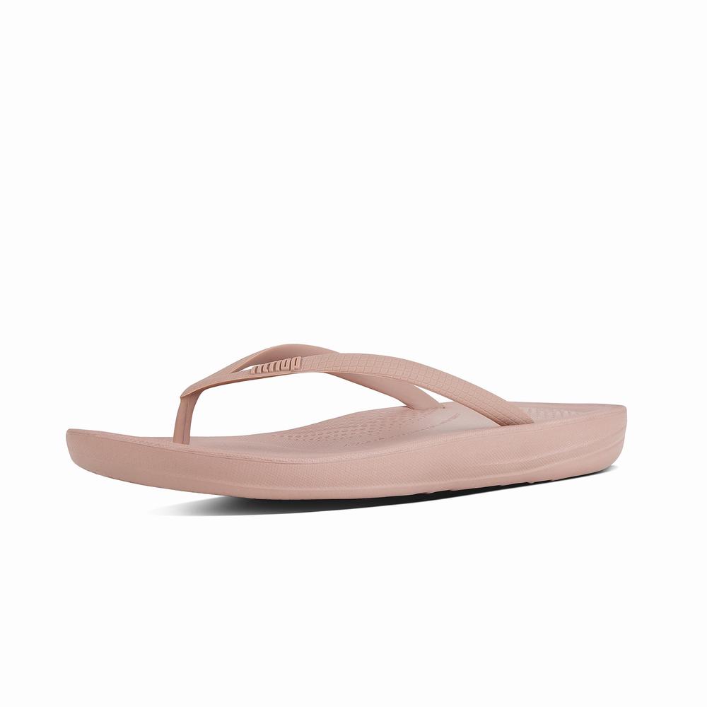 Tong Fitflop IQUSHION Ergonomic Femme Beige | EGA-241539