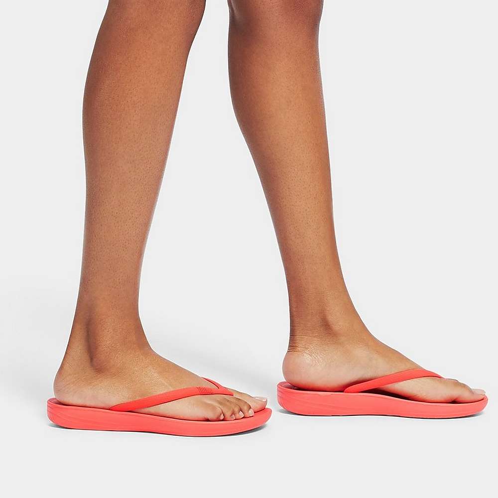 Tong Fitflop IQUSHION Ergonomic Femme Orange | EVW-854260