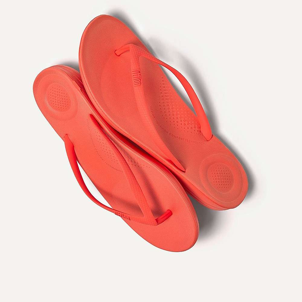 Tong Fitflop IQUSHION Ergonomic Femme Orange | EVW-854260