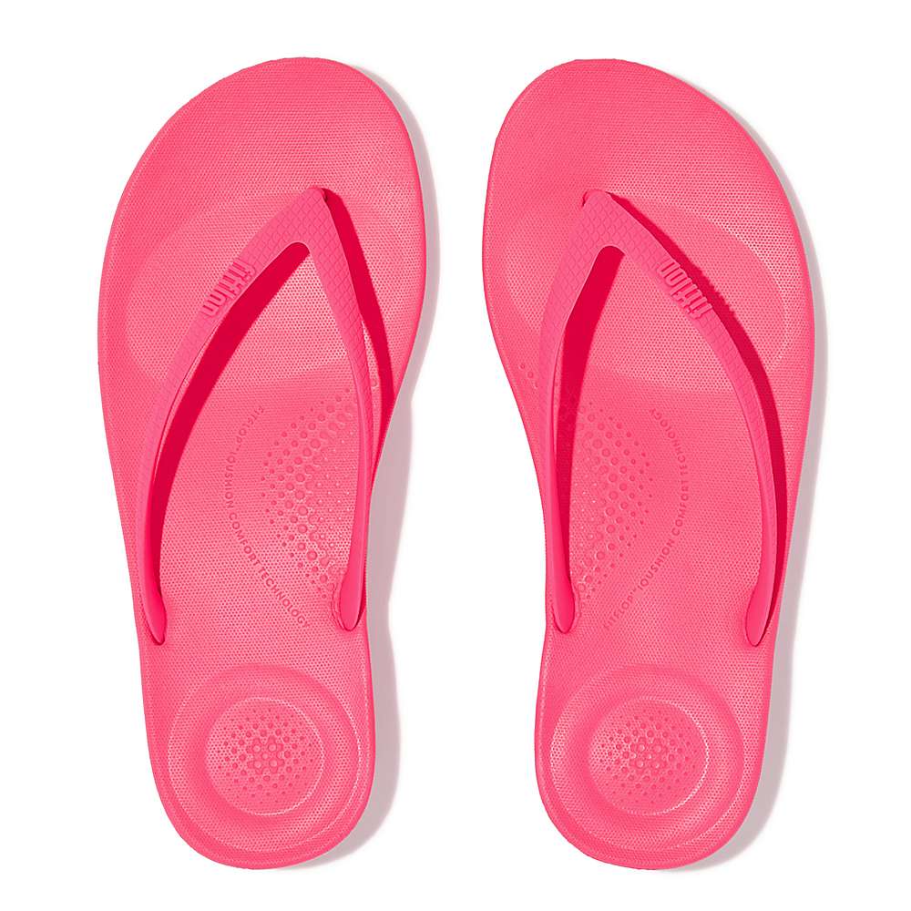 Tong Fitflop IQUSHION Ergonomic Femme Rose | GUJ-612498